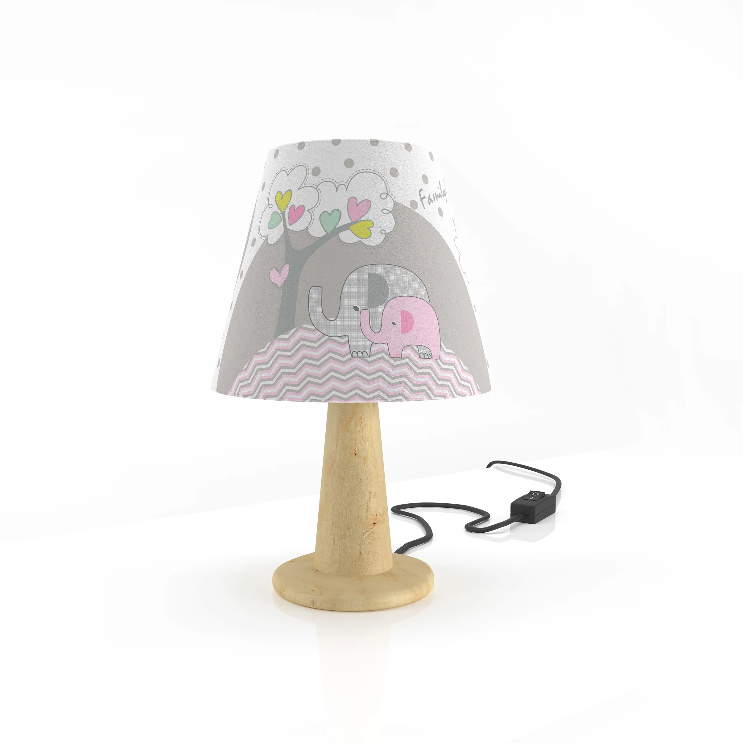 آباژور مخروطی Family Love Girl